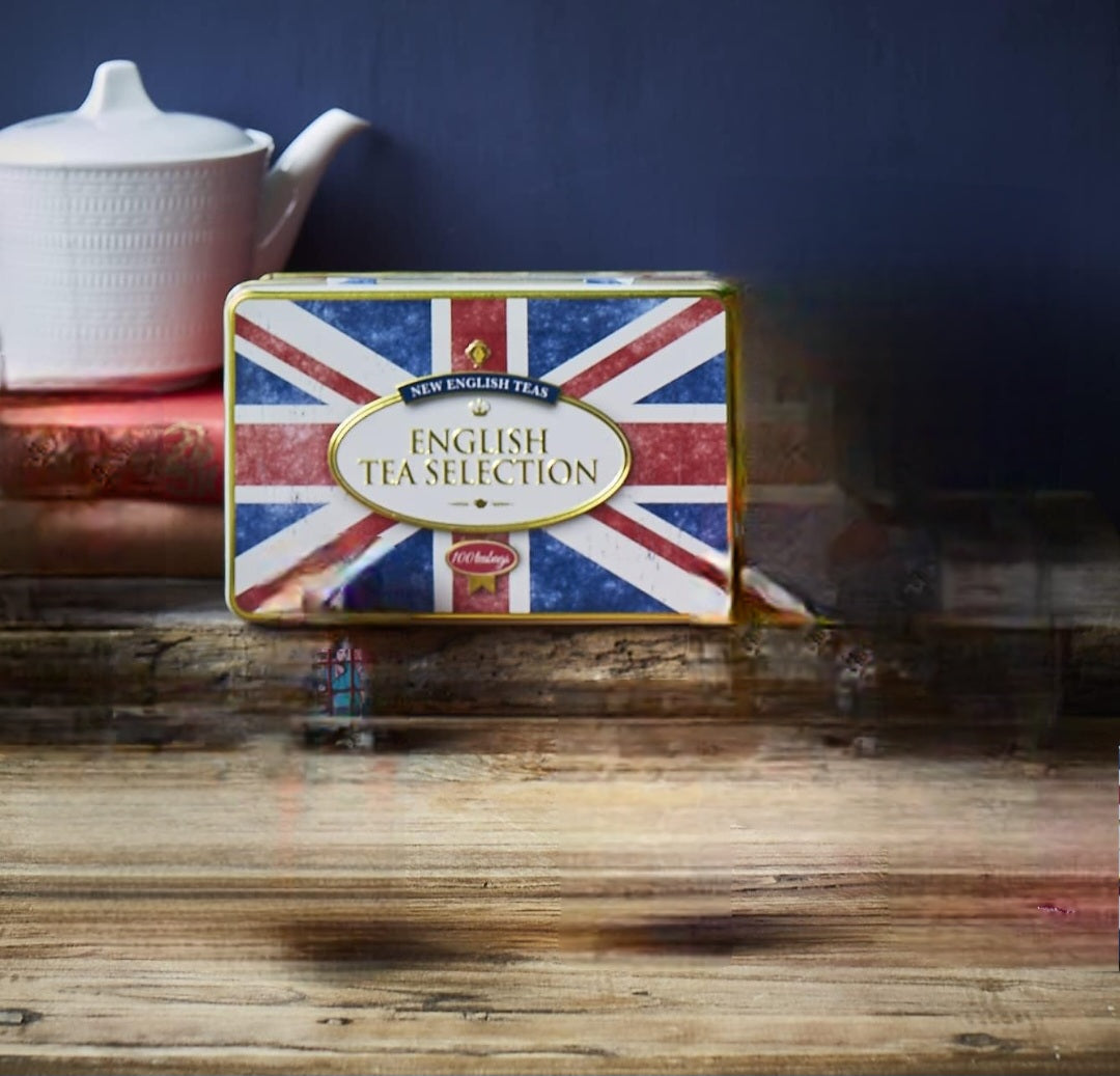 English Tea Selection in Union Jack tin