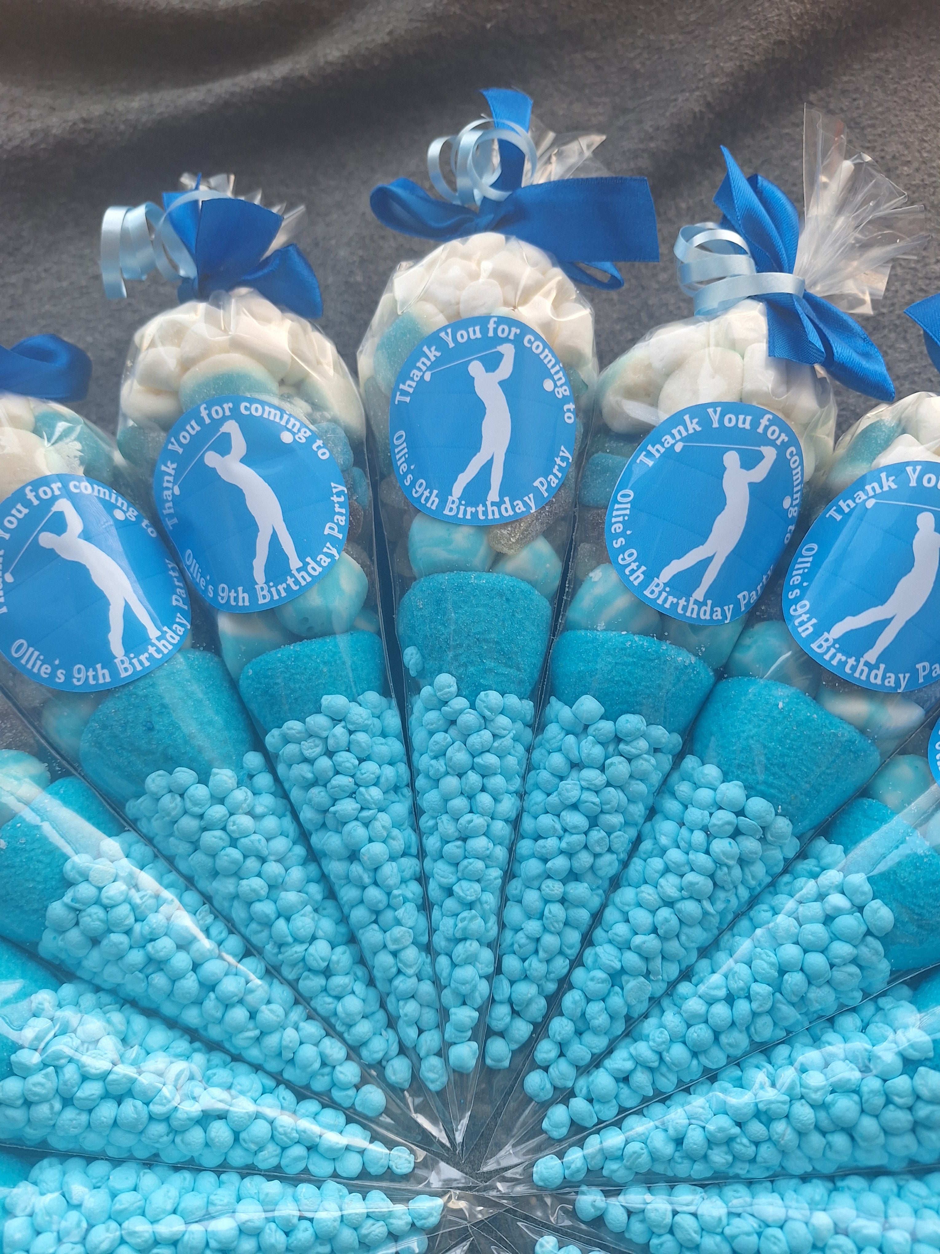 Golf Themed sweet cones