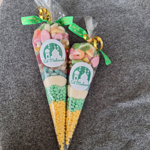 Eid Mubarak themed sweet cones