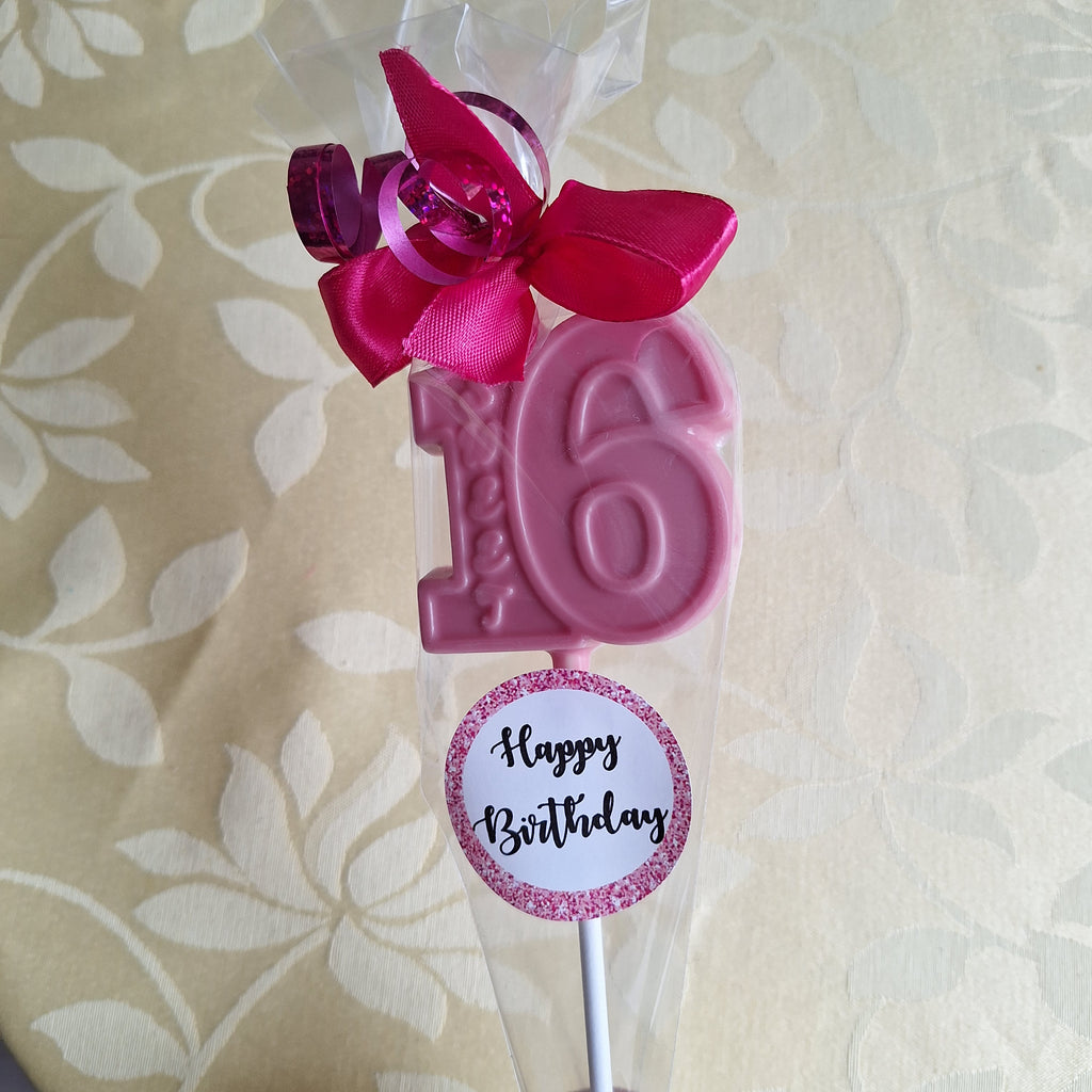 Sweet 16 Chocolate Lollipop