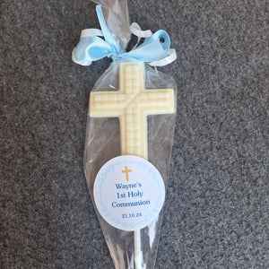 Chocolate Cross Lollipops