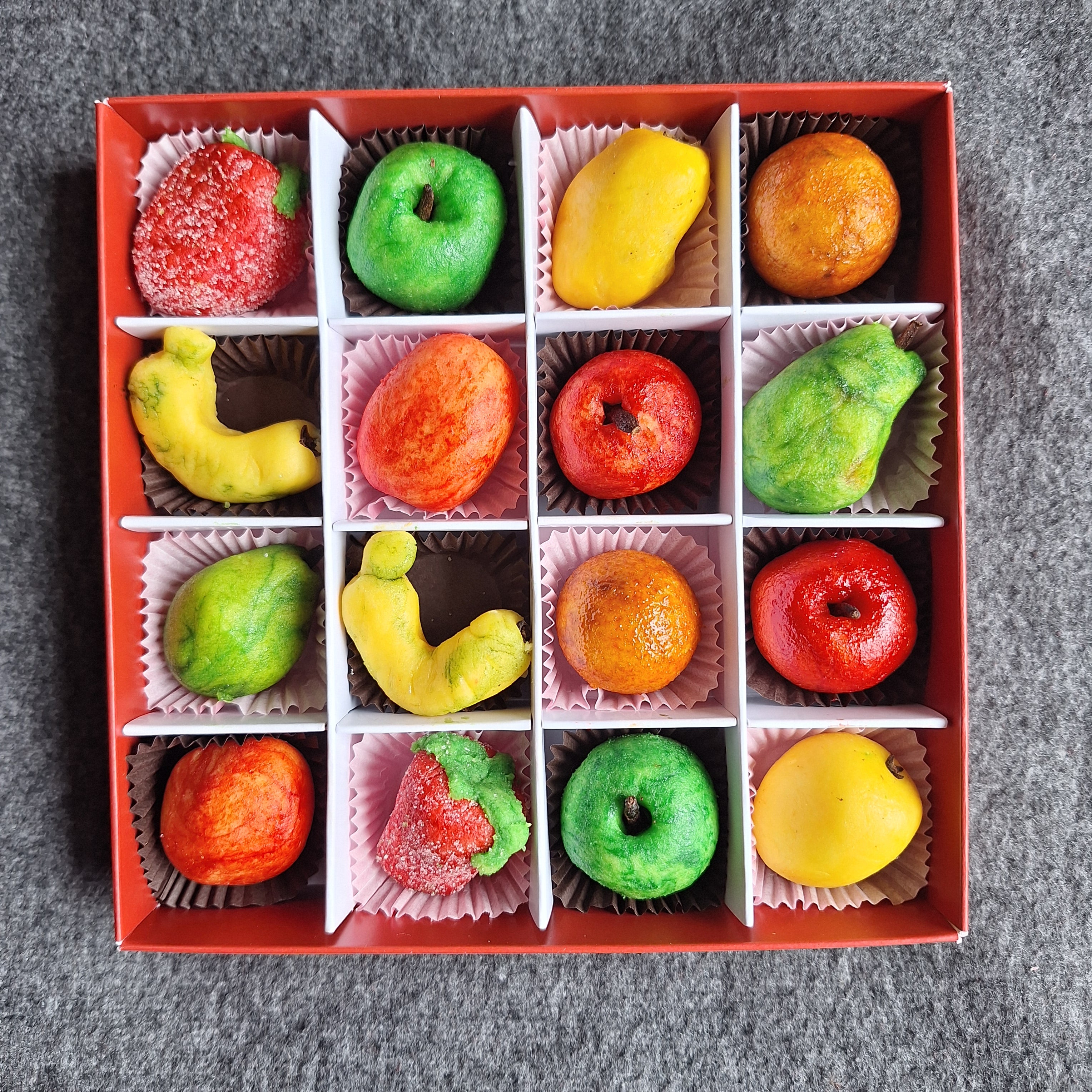 Marzipan Fruit Box