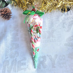 Large Christmas themed sweet cones