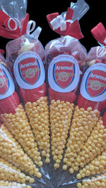 Arsenal themed sweet cones