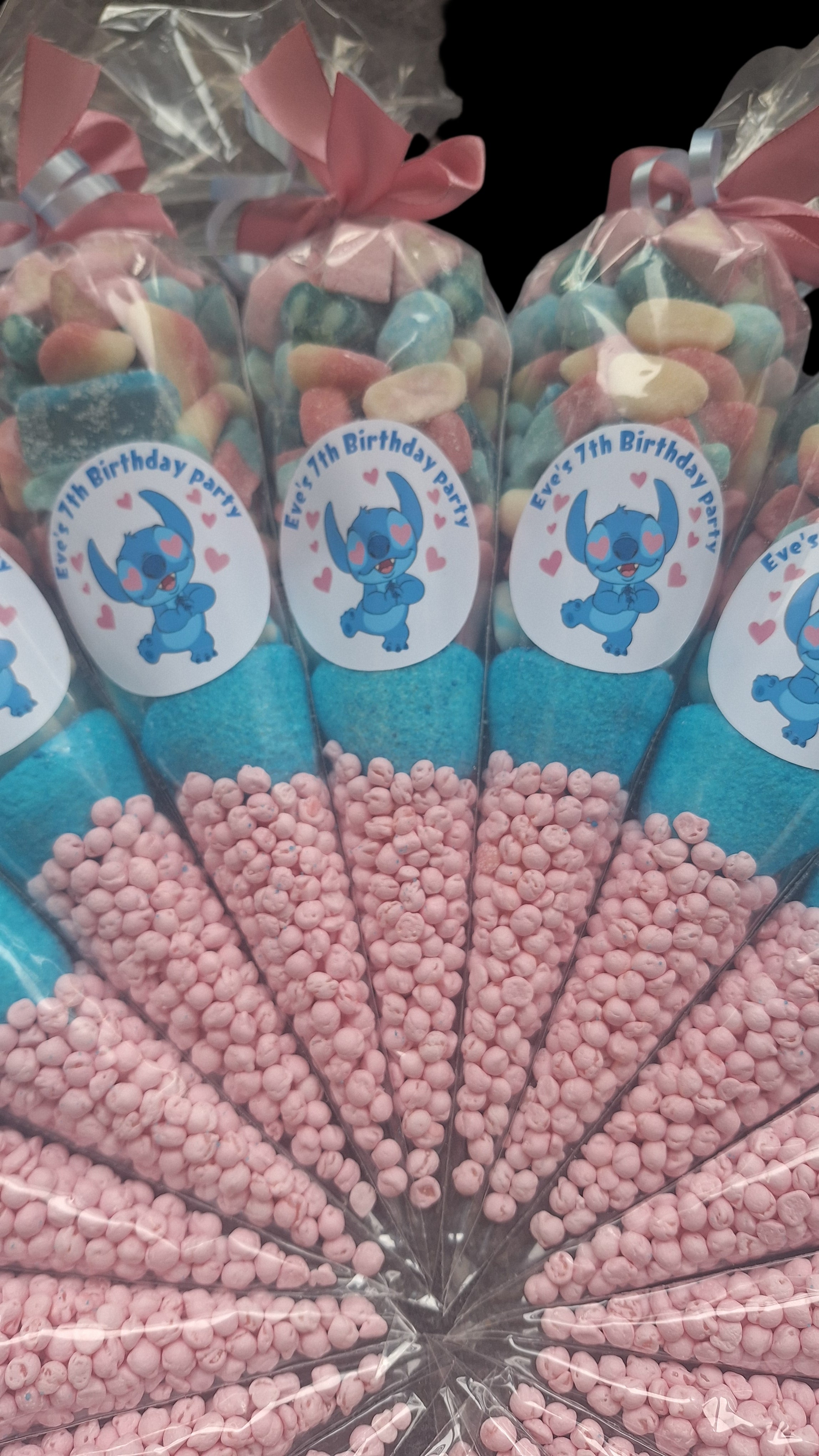 Stitch themed sweet cones