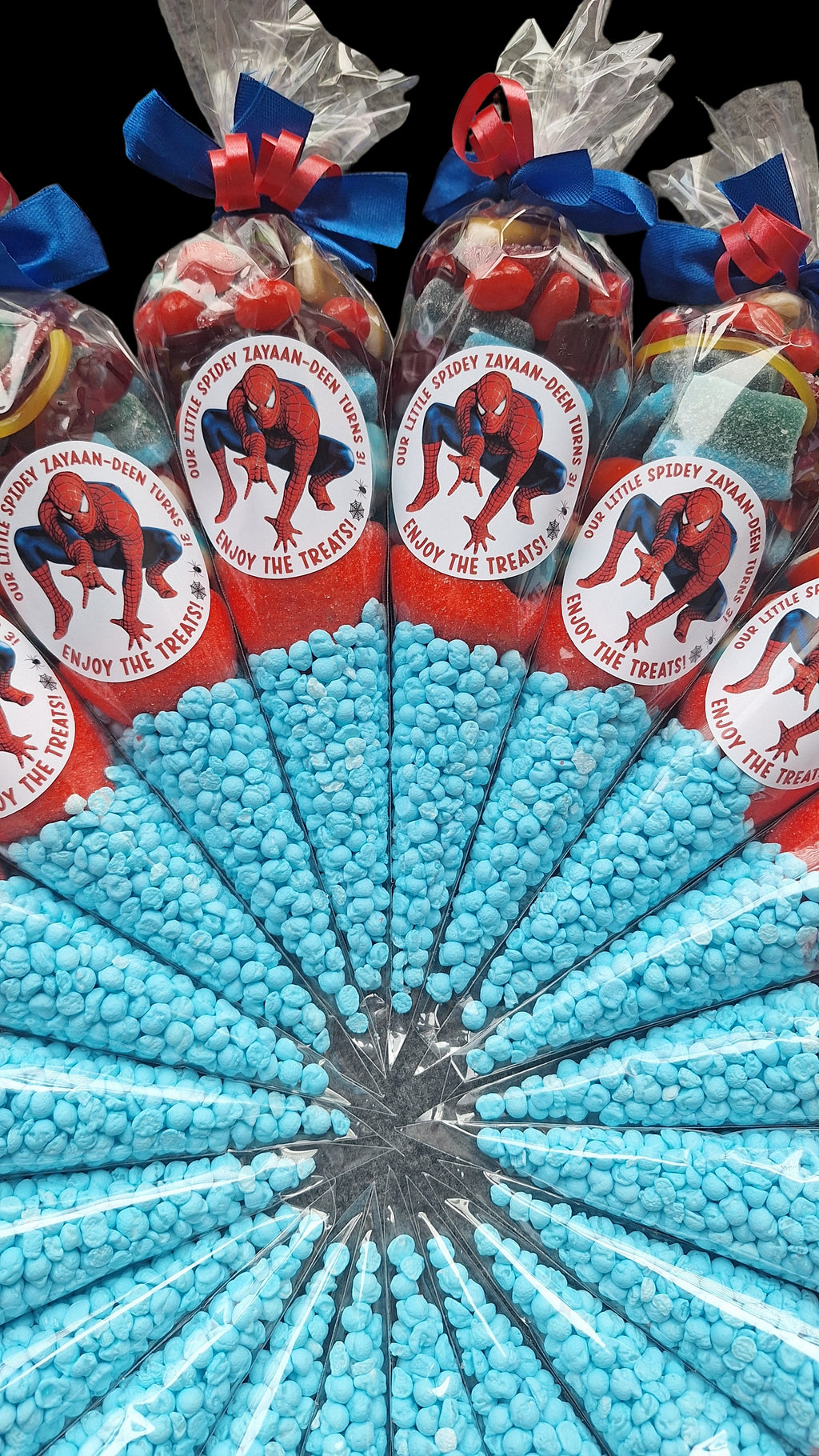 Spiderman sweet cones