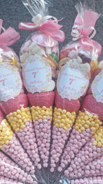Floral personalised Sweet Cones