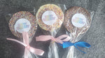 Chocolate Lollipop with Sprinkles