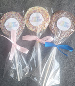 Chocolate Lollipop with Sprinkles