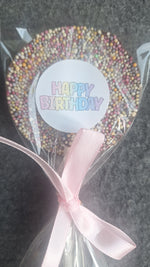 Chocolate Lollipop with Sprinkles