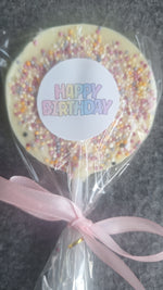Chocolate Lollipop with Sprinkles