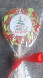 Christmas Chocolate Lollipop with Sprinkles