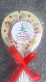 Christmas Chocolate Lollipop with Sprinkles