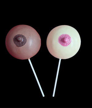 Breasts Chocolate Lollipops