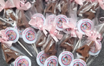 Chocolate Number Lollipops #4