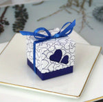 Valentines Sweet & Chocolate Favour box- Blue