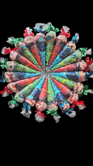 Zombie themed sweet cones