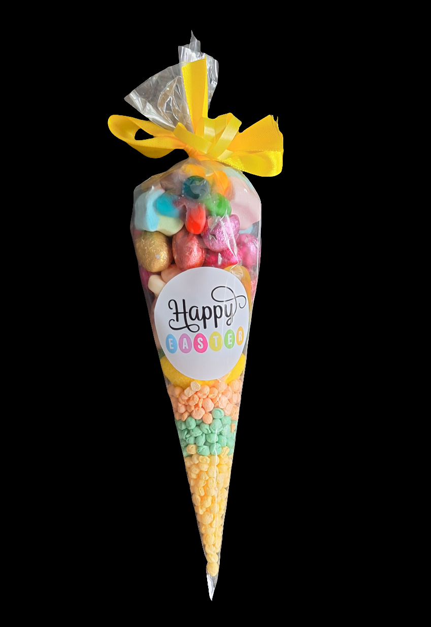 Easter themed sweet cones