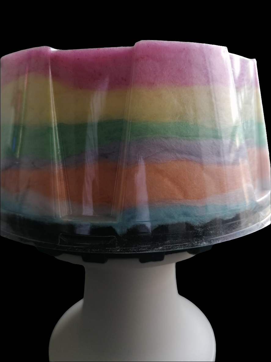 Rainbow Candy Floss Cake