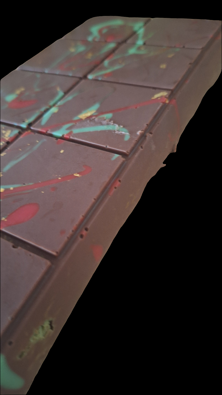 Dubai Viral Chocolate with Kunefe & Pistachio