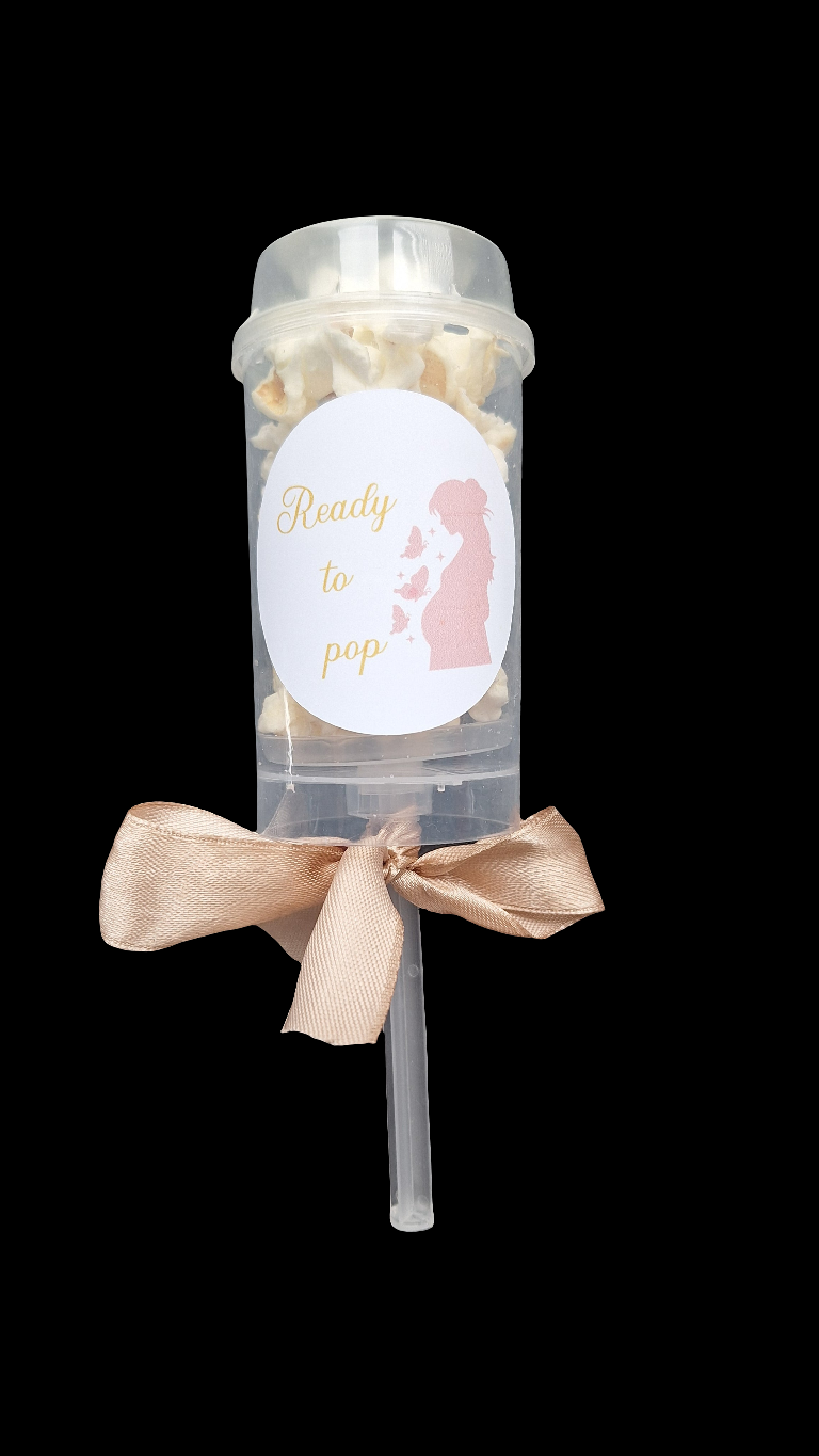 "Ready to Pop" popcorn push pop