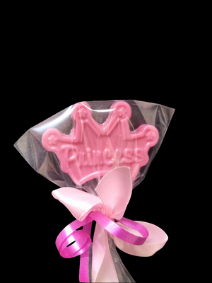 Chocolate Princess Lollipops