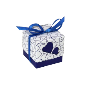 Valentines Sweet & Chocolate Favour box- Blue