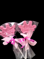 Chocolate Princess Lollipops