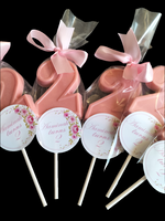 Chocolate Number Lollipops #2