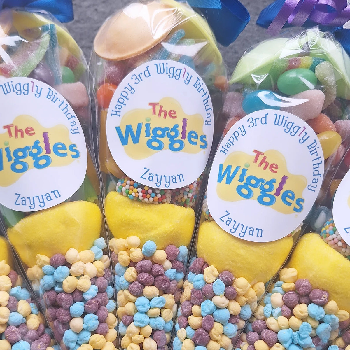 The Wiggles sweet cones – Sweet Cones & Candy Floss