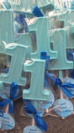 Chocolate Number Lollipops #1