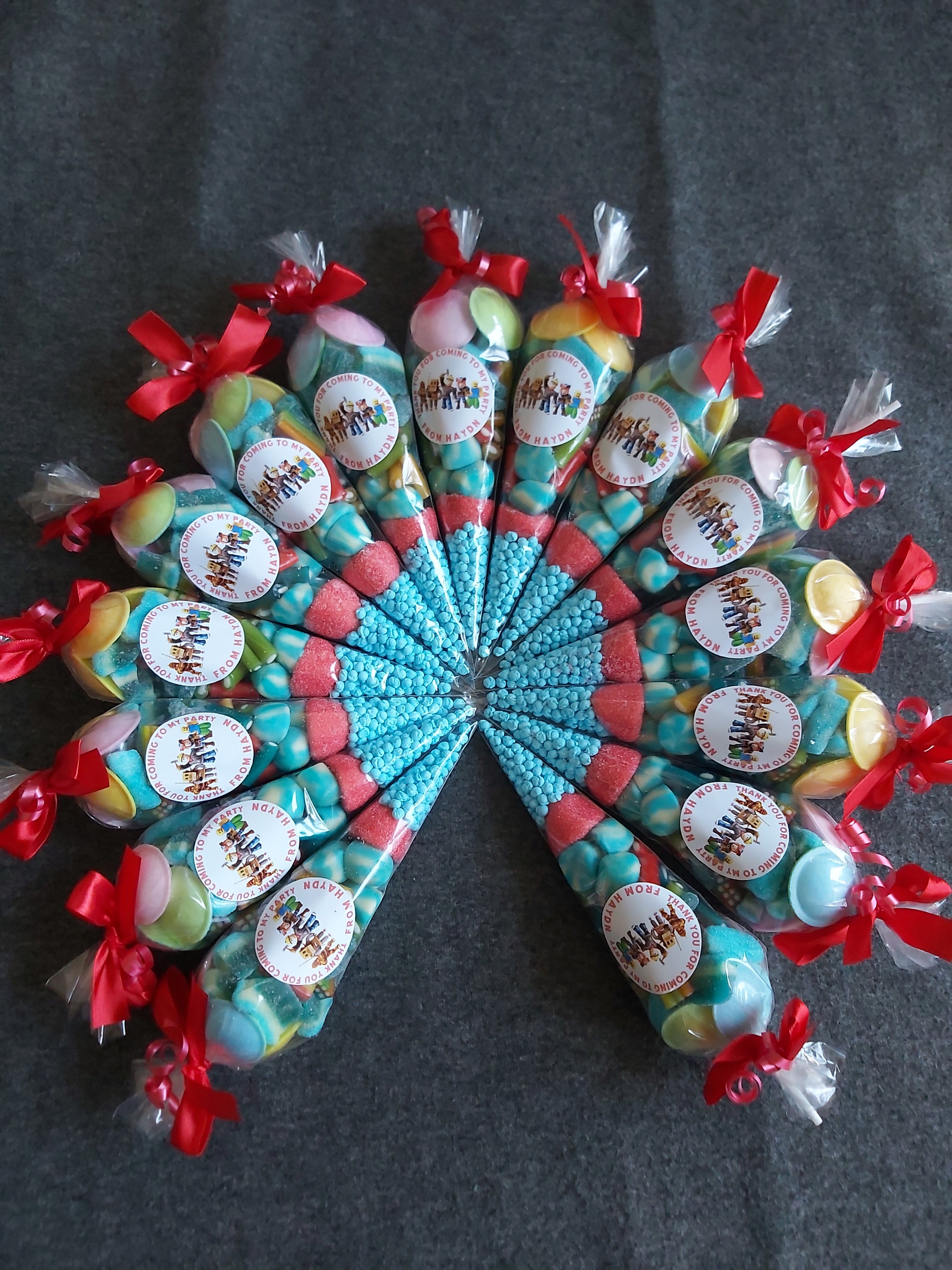 Sweet Cones Blue Raspberry Roblox Personalised Sweet Cones – Sweet Cones & Candy Floss