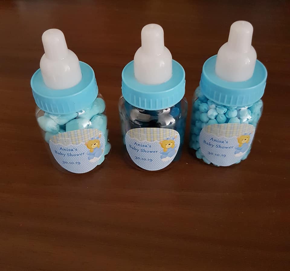 Blue Baby Sweet Bottles