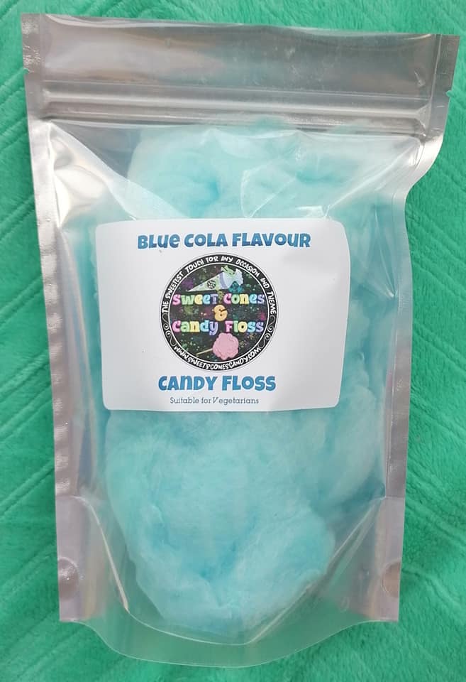 Blue Cola flavour Candy Floss