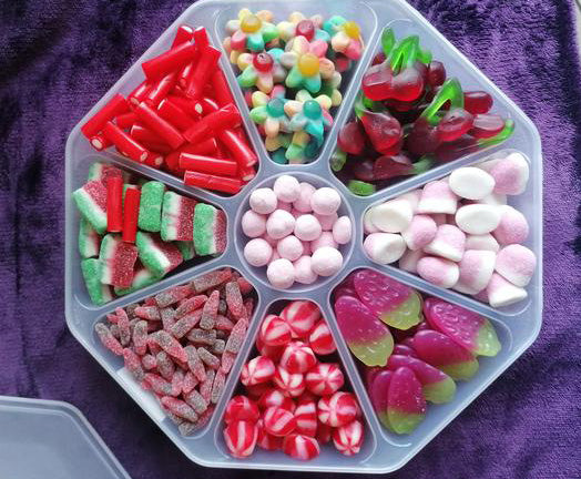 Pink Candy Tray