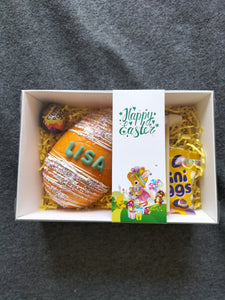 Personalised half Easter Egg Smash (with Hammer)