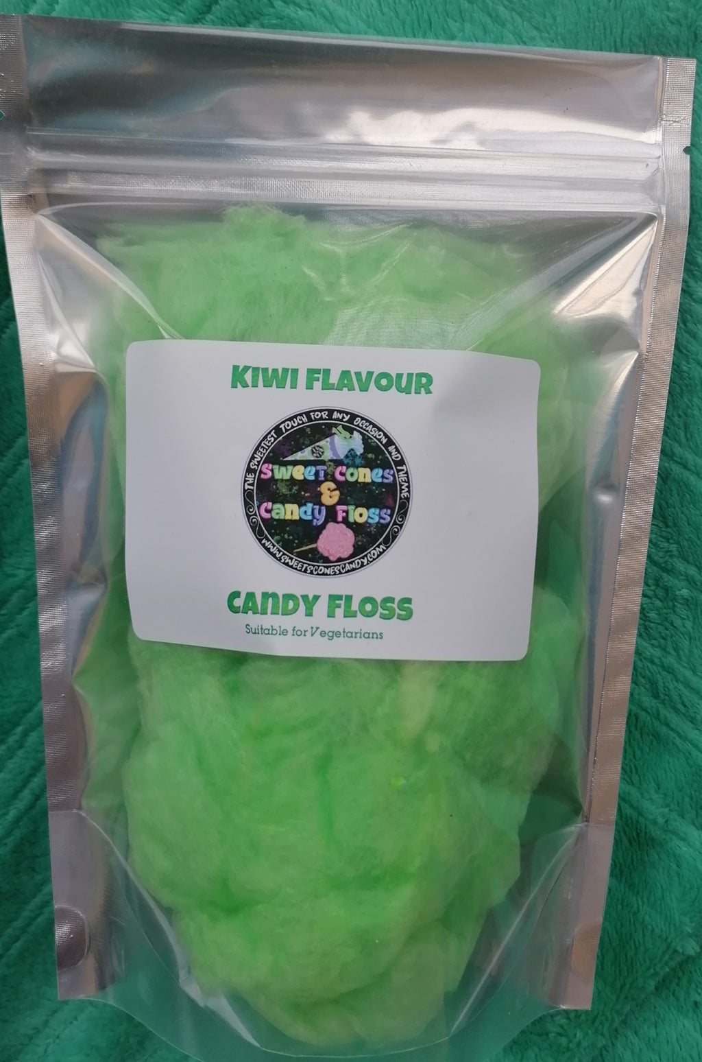 Kiwi Flavour Candy Floss