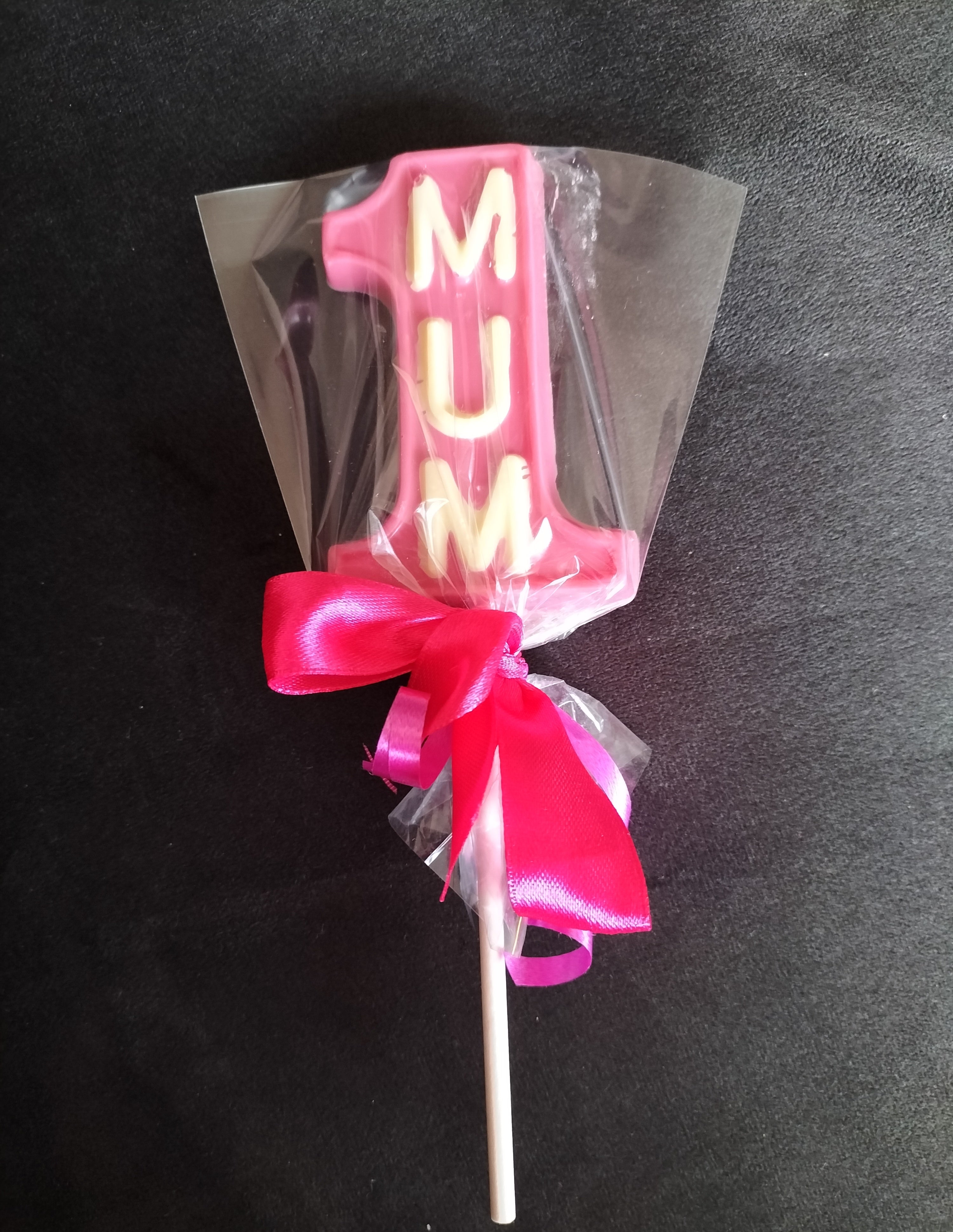 No.1 Mum Ruby Chocolate Lollipop