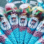 21st Birthday themed sweet cones