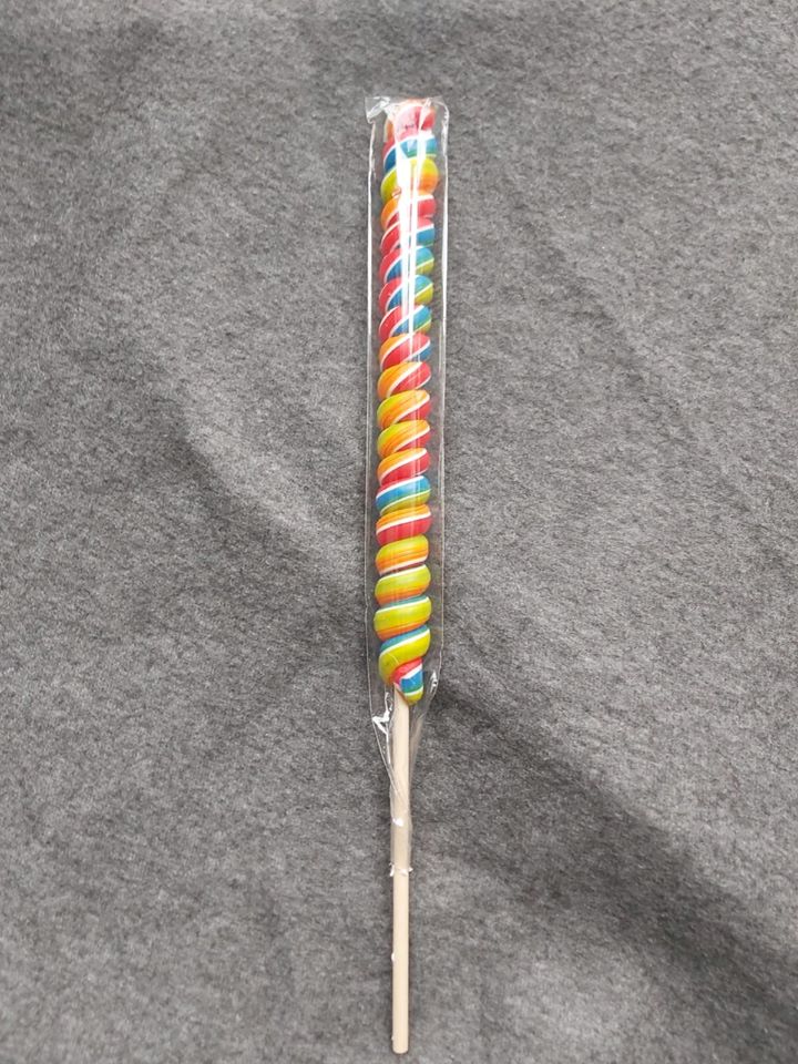 Long Mixed Fruit Flavour Hard Candy Twister Lollies