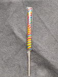 Long Strawberry Flavour Hard Candy Twister Lollies